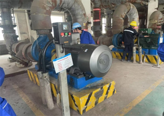 西安西瑪電機(jī)在青海鹽湖海納化工有限公司節(jié)能改造現(xiàn)場(chǎng)試運(yùn)行